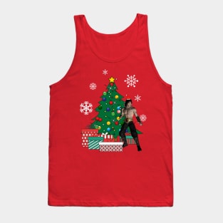 Liu Kang Around The Christmas Tree Mortal Kombat Tank Top